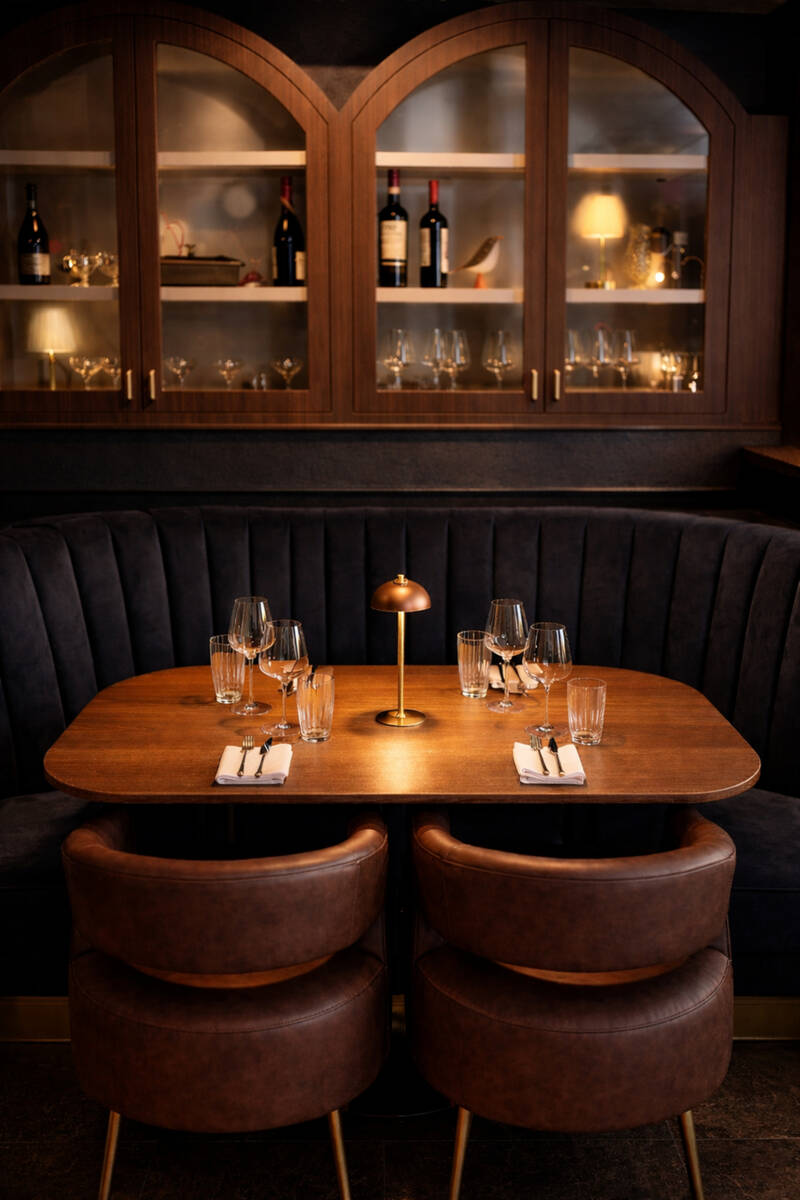 The interior of Hayworth, a restaurant scheduled to open in late February 2026 in Henderson in ...