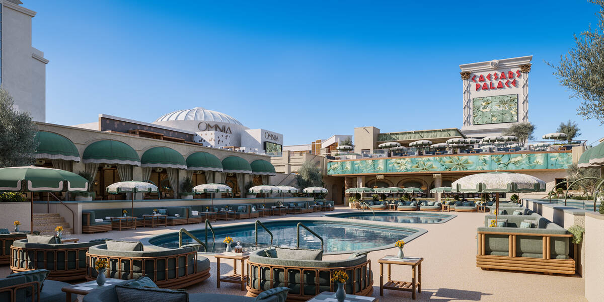 Omnia Dayclub & Skybar is shown in this rendering. (Tao Group Hospitality)