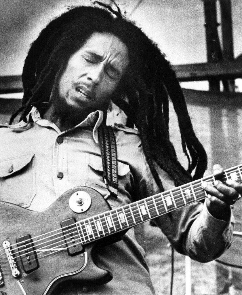 Jamaican reggae singer Bob Marley is shown performing in this 1979 file picture. (AP Photo)