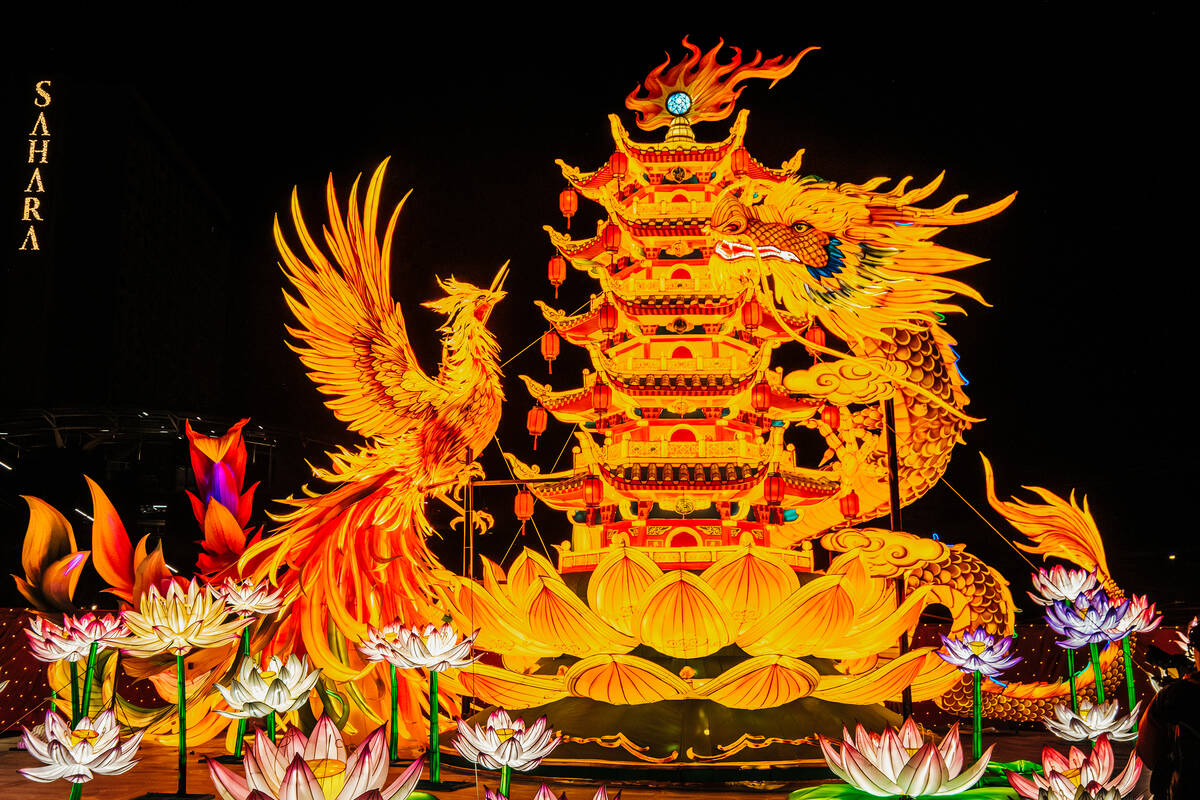 GlowFest's celebration of Lunar New Year runs through Feb. 22. (Eugene Dela Cruz)