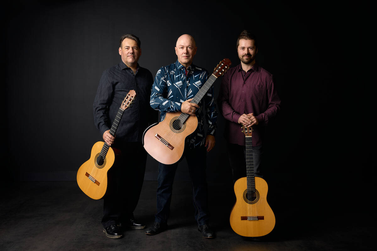Montreal Guitar Trio plays Friday night at Judy Bayley Theater. (Vitor Munhoz)