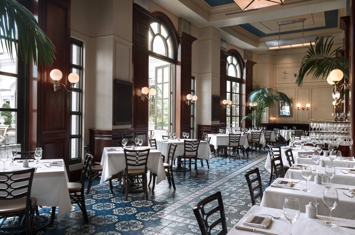 The dining room at Bouchon Las Vegas at The Venetian. (Bouchon)