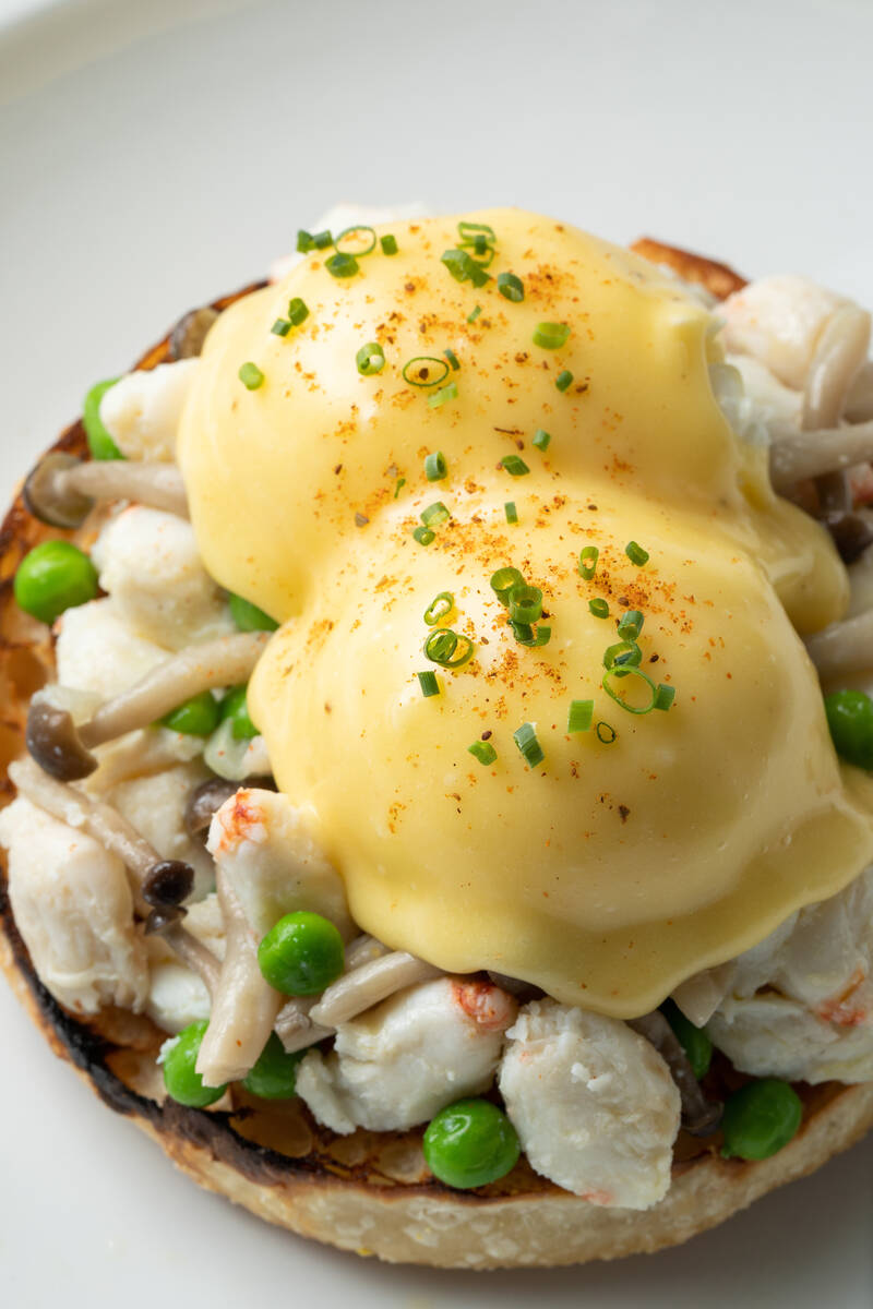 Bénédicte au crabe at Bouchon in The Venetian on the Las Vegas Strip. (The Venetian)