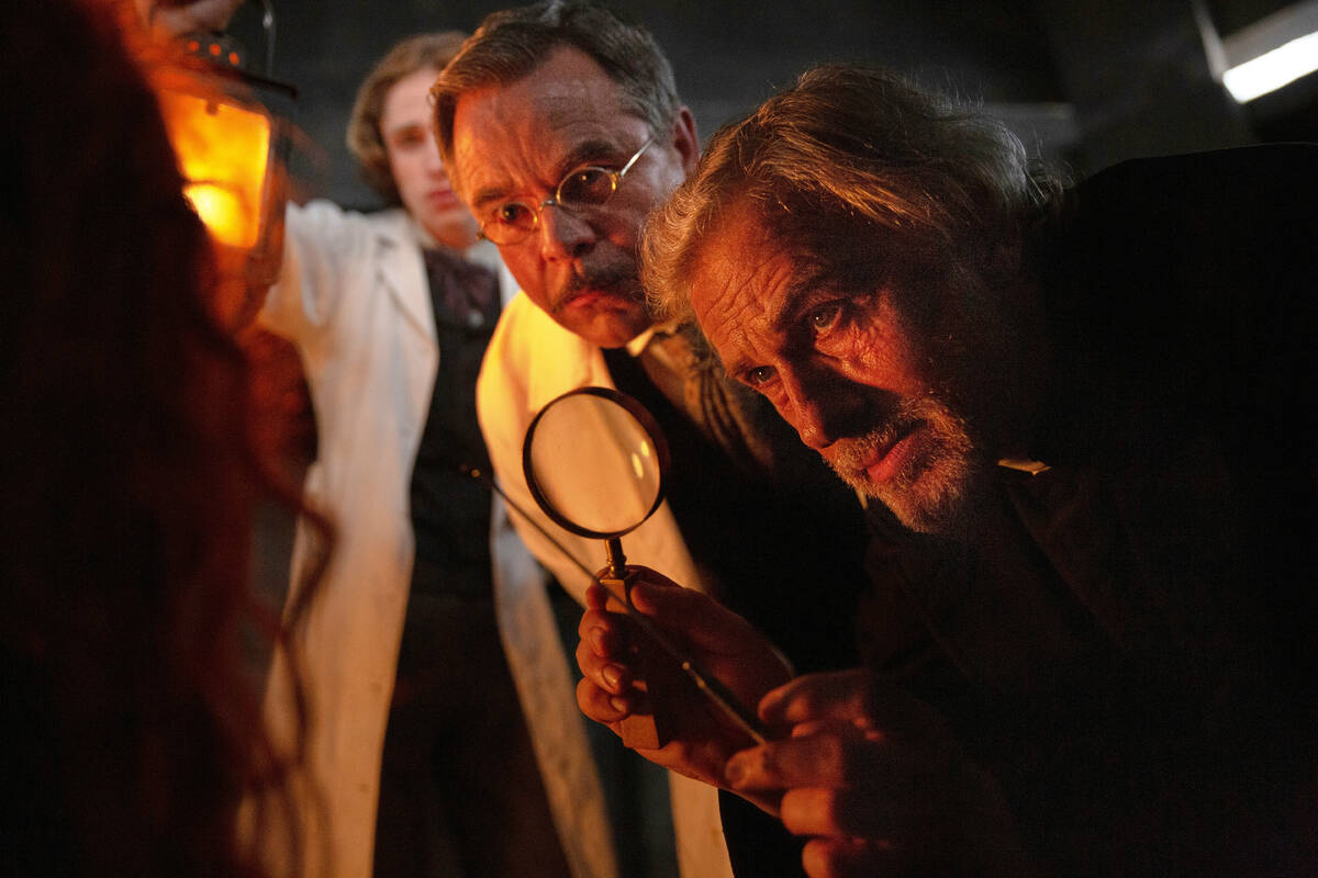 This image released by Vertical Entertainment shows from right, Christoph Waltz, Guillaume de T ...