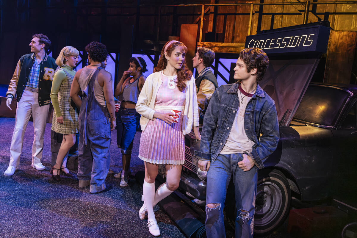 Emma Hearn and Nolan White in "The Outsiders" North American tour. (Matthew Murphy)