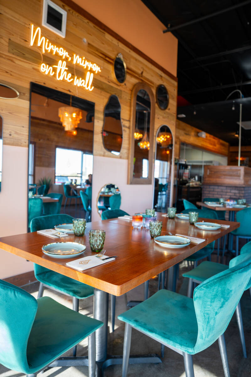 The interior of Amata Modern Thai restaurant in Las Vegas. (Amata Modern Thai)