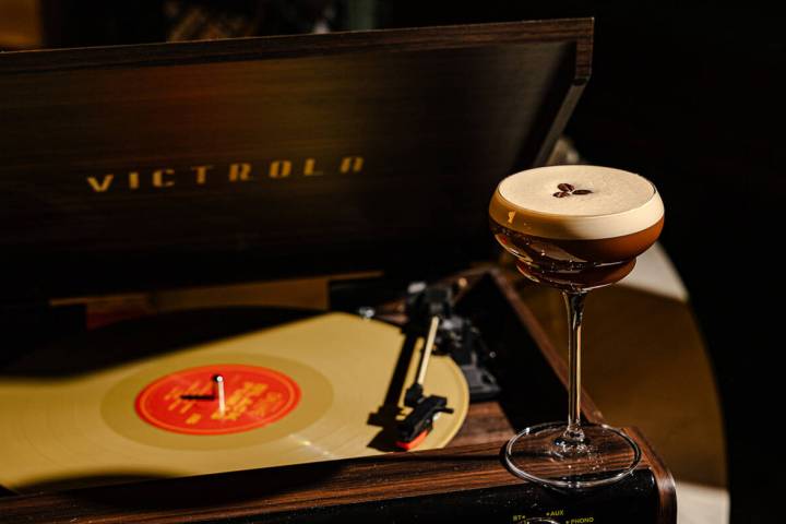 An espresso martini from Nocturno, a stylish cocktail lounge that opened in late spring 2025 in ...