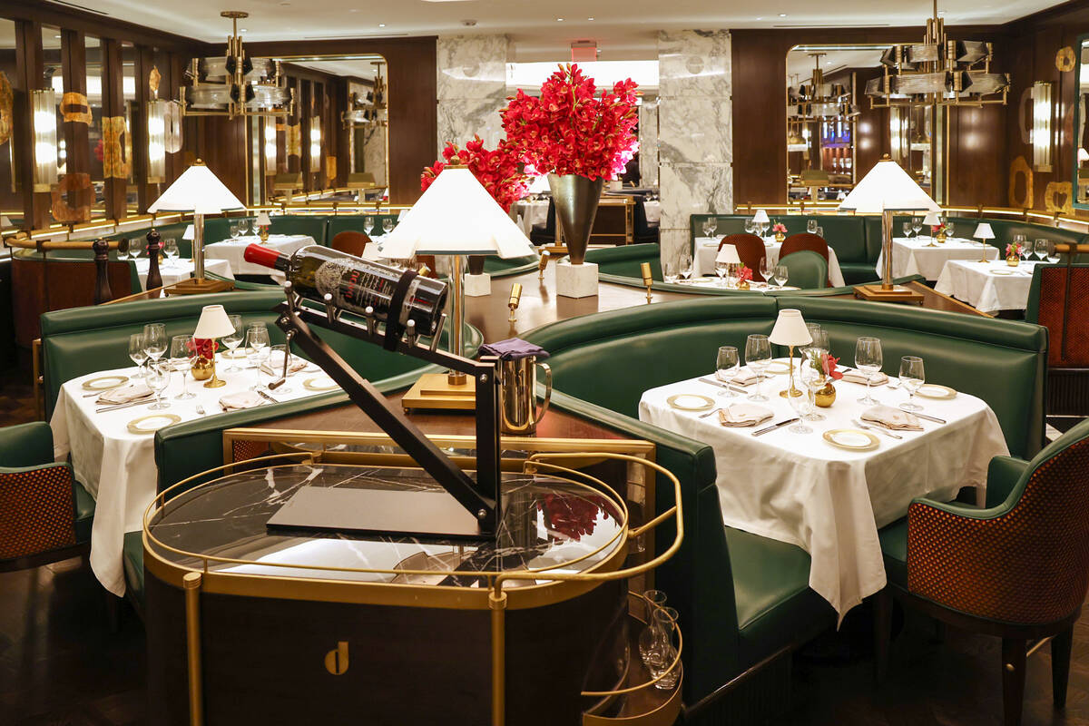 Don's Prime restaurant at Fontainebleau is seen on the Strip in Las Vegas Wednesday, Dec. ...