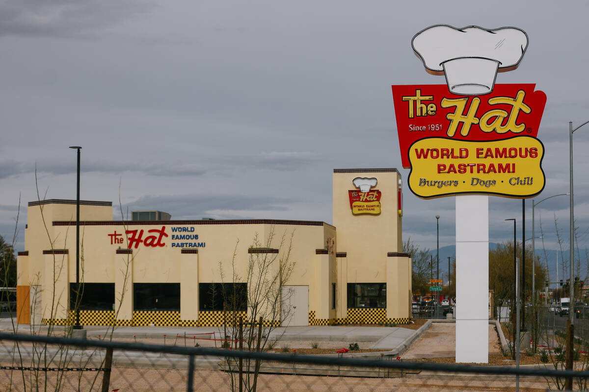 The site of The Hat’s new location on Wednesday, Feb. 11, 2026, along South Rainbow Boulevard ...