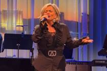 Elisa Fiorillo is shown at The Composers Showcase of Las Vegas at Myron's on Wednesday, May 7, ...