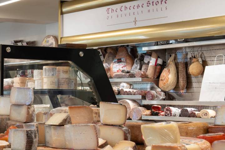 Cheese selections from The Cheese Store of Beverly Hills, which is opening a pop up in late Feb ...
