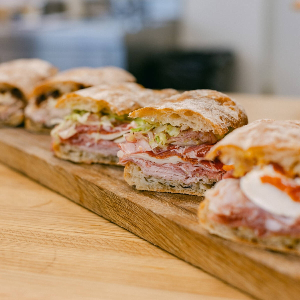 Signature sandwiches from The Cheese Store of Beverly Hills, which is opening a pop up in late ...