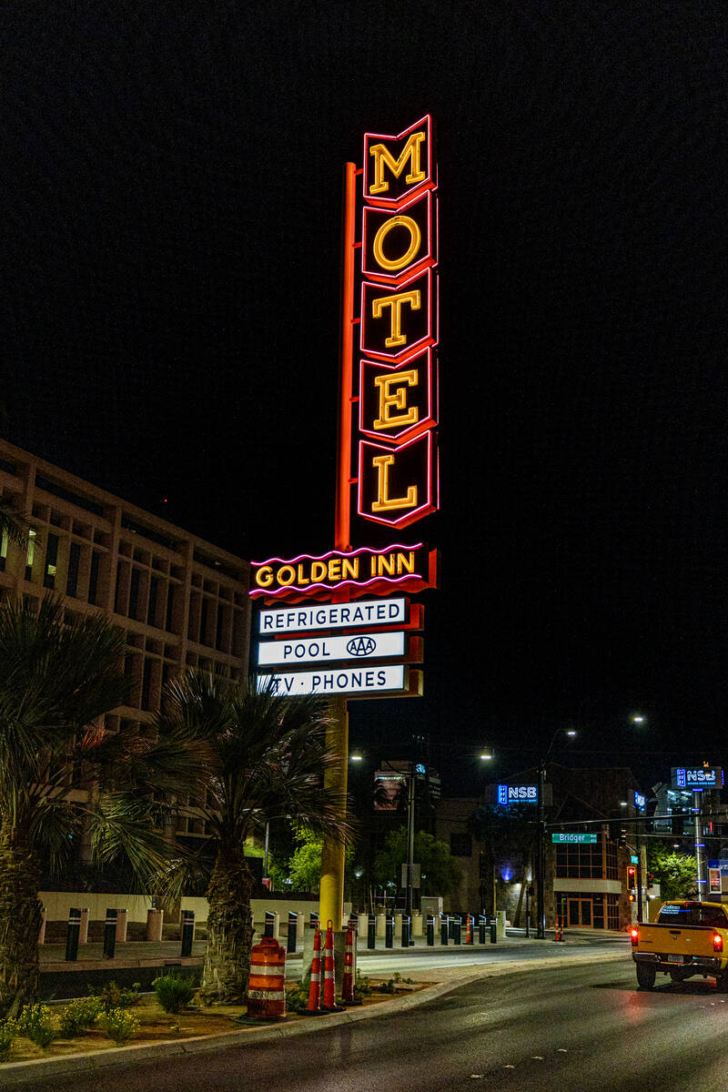The Golden Inn was where The Ogden high-rise is today. (City of Las Vegas)