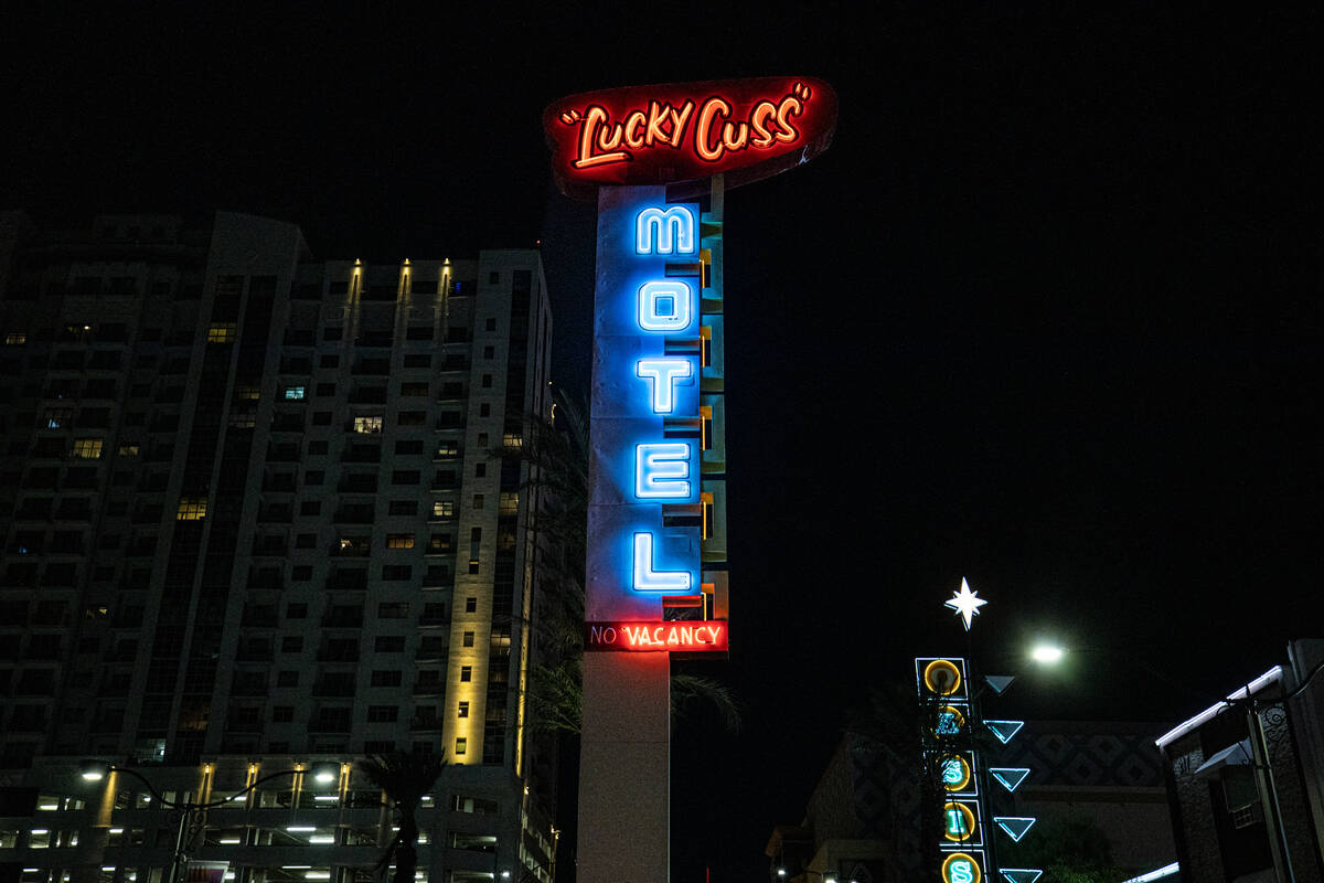 Lucky Cuss is one of many motels that weren't so lucky after the mid-century boom. (City of Las ...