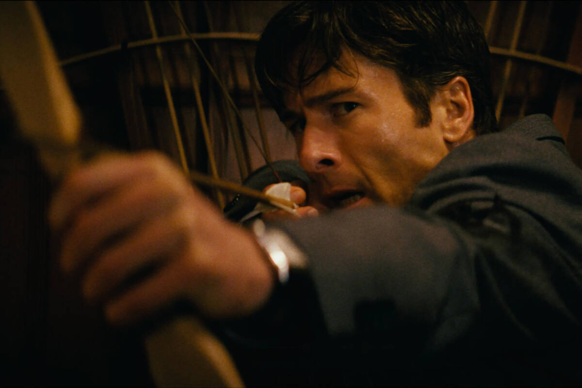 Glen Powell in "How to Make a Killing. (A24)