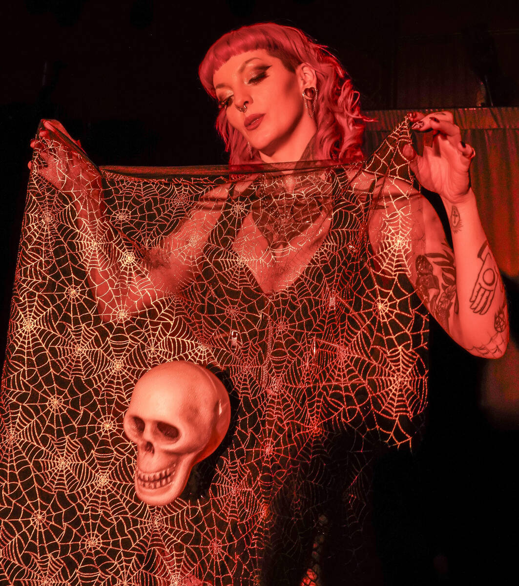 Saint Anique, aka "The Vegas ShowGhoul," is shown in “Hex Appeal" at the Griffin on Friday, F ...