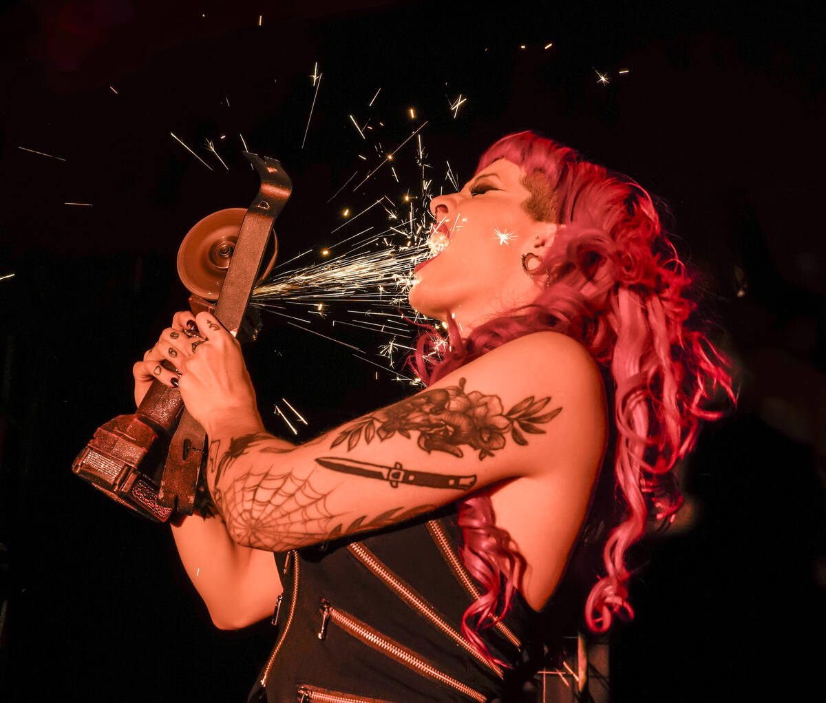 Saint Anique, aka "The Vegas ShowGhoul," is shown in “Hex Appeal" at the Griffin on Friday, F ...