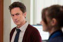 Zach Braff in the rebooted medical comedy "Scrubs." (Disney/Darko Sikman)