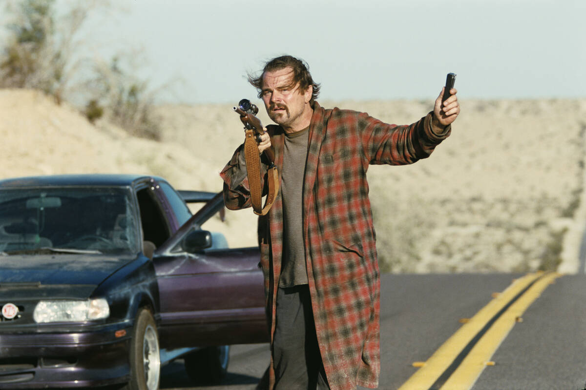 Oscar nominee Leonardo DiCaprio stars in “One Battle After Another.” (Warner Bros. Pictures)