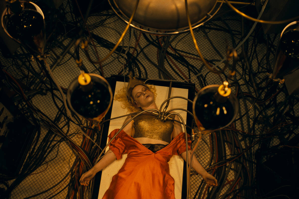 Jessie Buckley as The Bride in Warner Bros. Pictures “THE BRIDE!” (Warner Bros. Pictures)