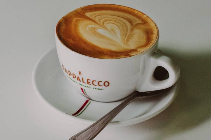 A latte from Pappalecco, an Italian-inspired café that recently opened its first Las Vegas ...