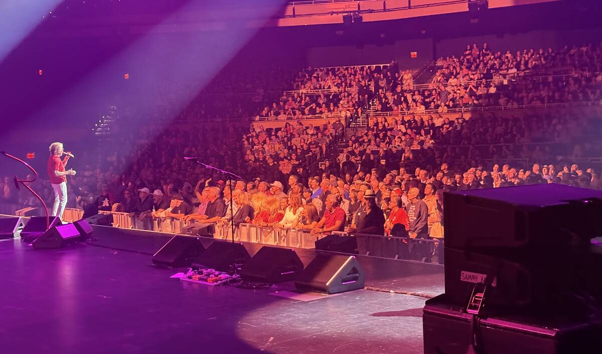 Sammy Hagar is shown on opening night of the "Best of All Worlds" residency at Dolby Live on We ...