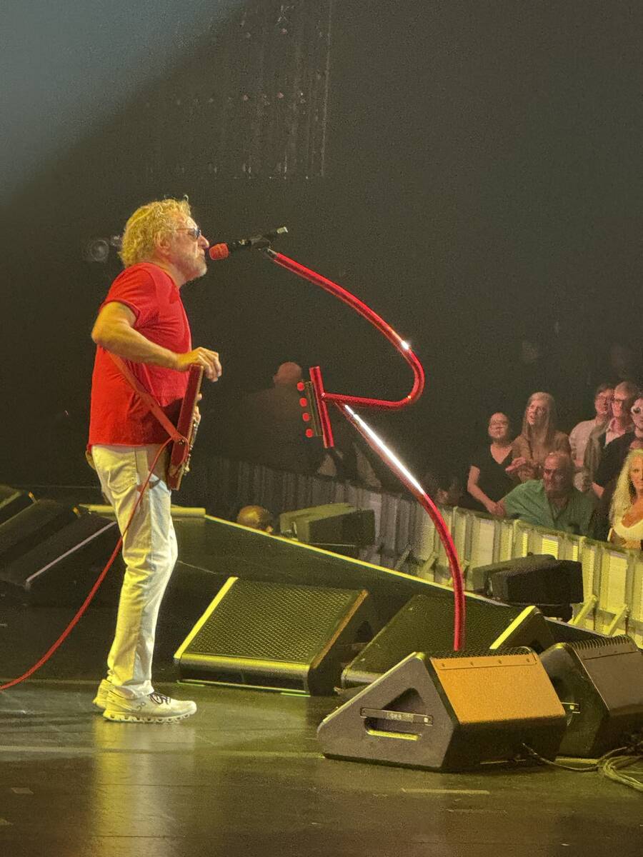 Sammy Hagar is shown on opening night of the "Best of All Worlds" residency at Dolby Live on We ...