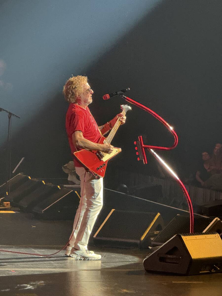 Sammy Hagar is shown on opening night of the "Best of All Worlds" residency at Dolby Live on We ...