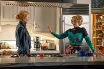 This image released by Prime shows Nicole Kidman, left, and Jamie Lee Curtis in a scene from &q ...