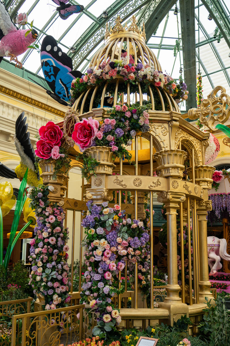 "Springtime Symphony" is on display at Bellagio’s Conservatory & Botanical Gardens through Ju ...