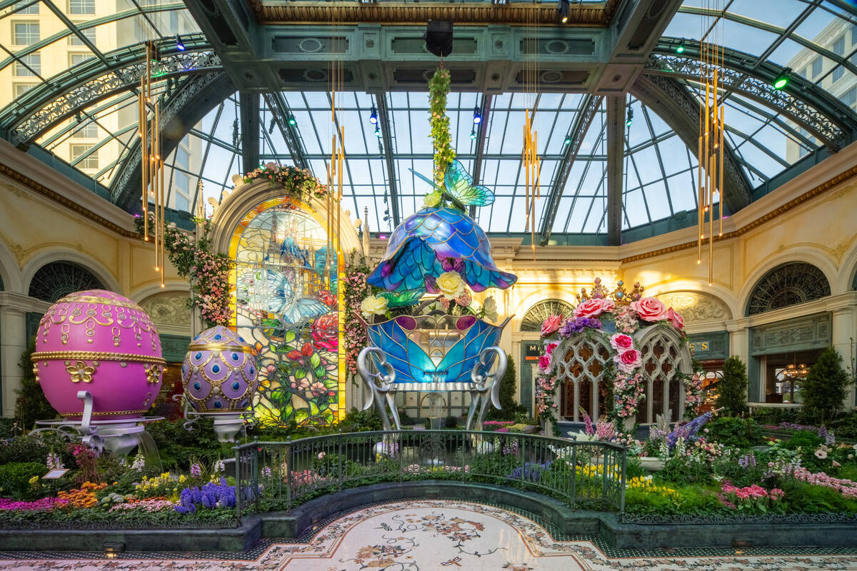 "Springtime Symphony" is on display at Bellagio’s Conservatory & Botanical Gardens through Ju ...