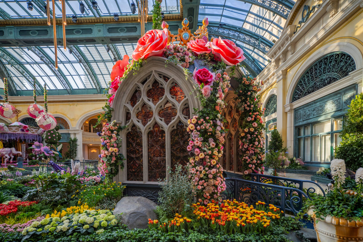 "Springtime Symphony" is on display at Bellagio’s Conservatory & Botanical Gardens through Ju ...