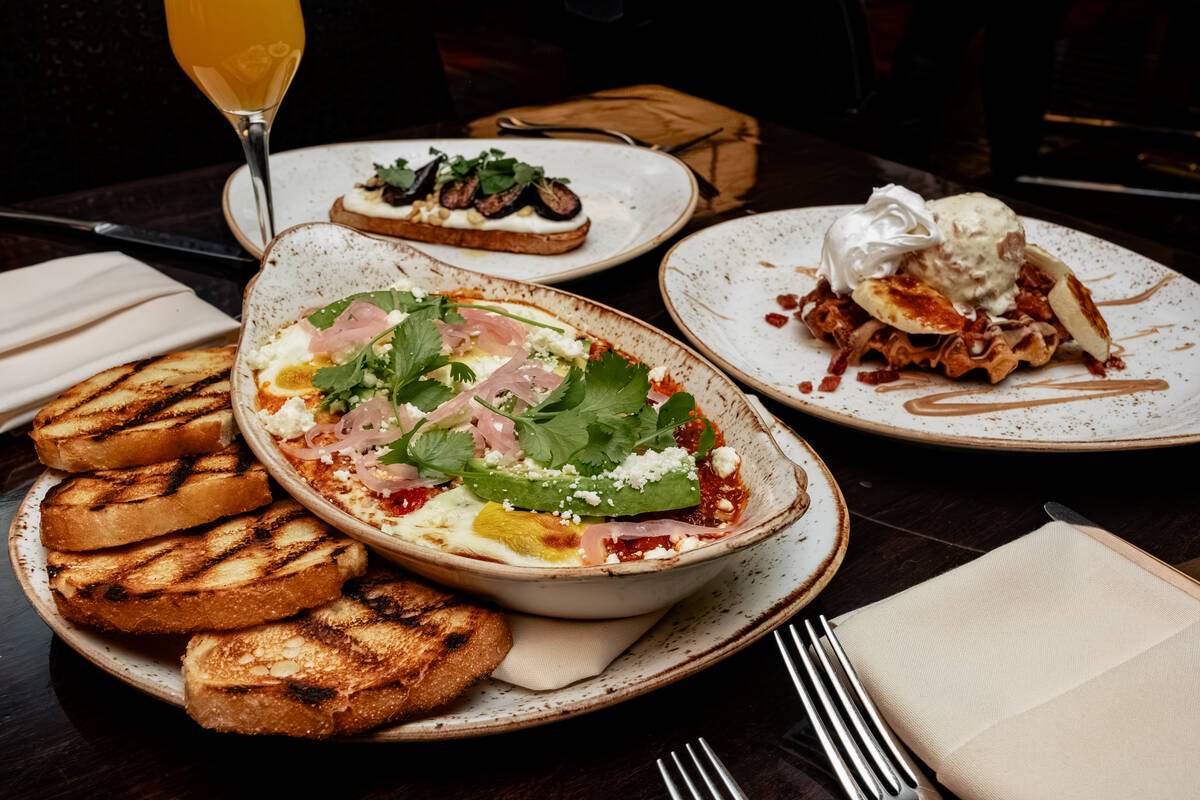 Easter 2026 offerings from Twin Creeks Steakhouse in Silverton casino in Las Vegas. (Eugene Del ...