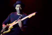 U.S. bassist Marcus Miller performs during a concert at the Alcatraz, in Milan, Italy, Tuesday, ...