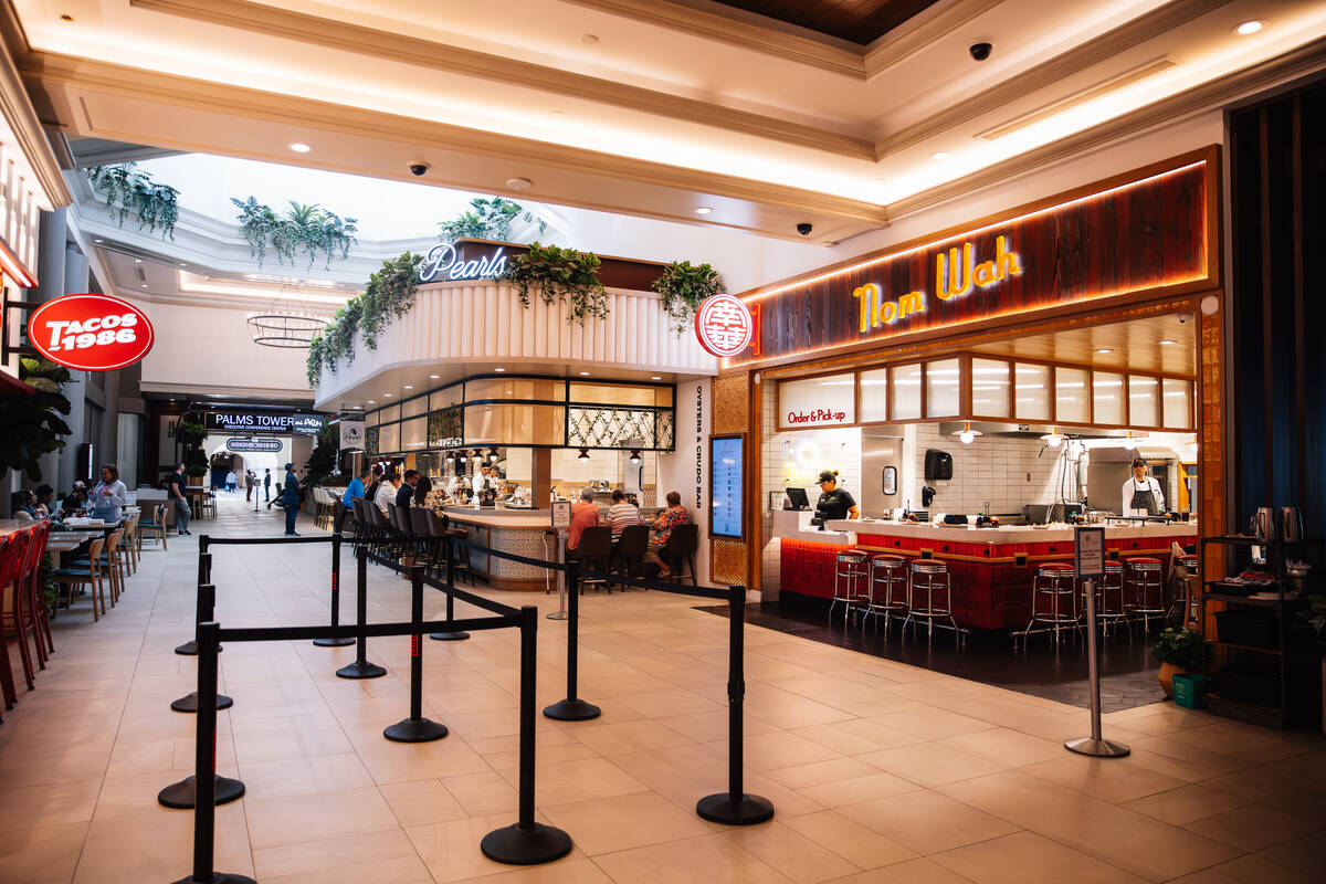 The Neighborhood Food Hall in the Resort at Summerlin Friday, March 27, 2026, in Las Vegas. (Ma ...