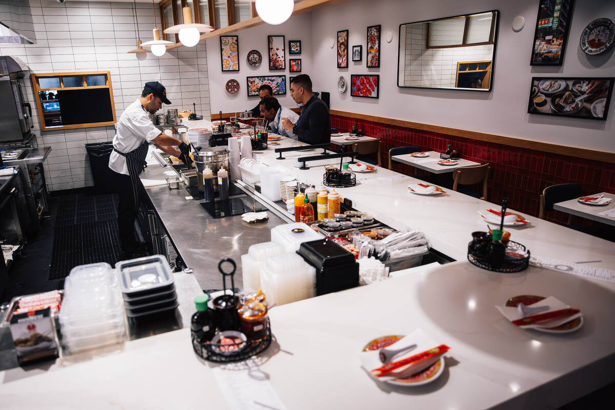 Nom Wah at The Neighborhood Food Hall in the Resort at Summerlin Friday, March 27, 2026, in Las ...