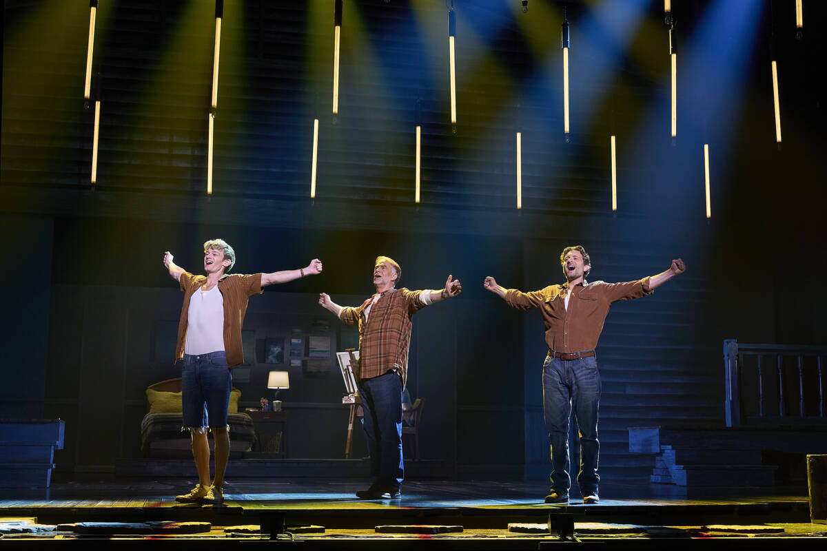 Kyle Mangold (Younger Noah), Beau Gravitte (Older Noah) and Ken Wulf Clark (Middle Noah) are sh ...