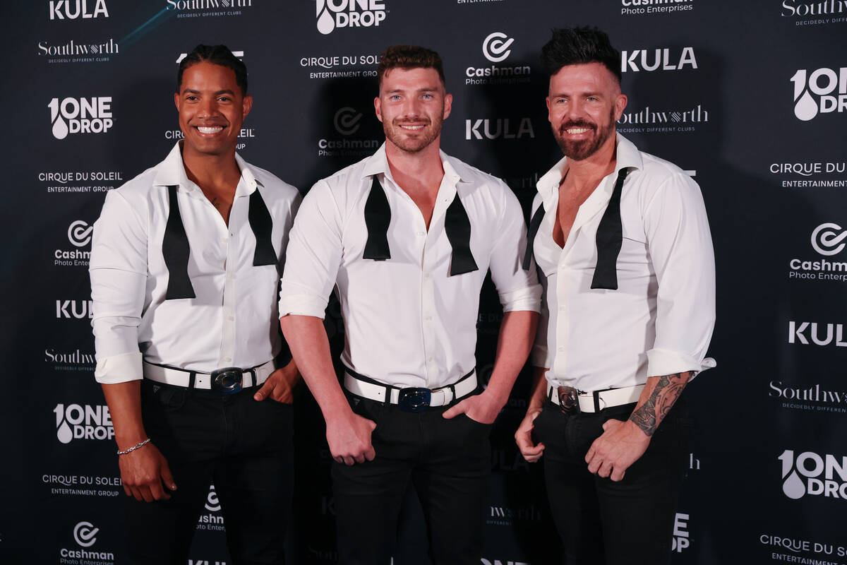 The Chippendales arrive at One Drop Foundation's "One Night for One Drop" on Sat ...