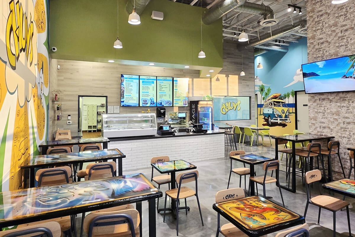 The interior of Chuy's, a Cal-Mex restaurant that opened its first Nevada location in March 202 ...