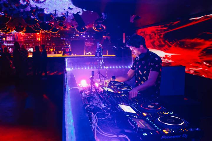 Bauhaus Vegas, a new techno club, Saturday, Nov. 8, 2025, in Las Vegas. (Madeline Carter/Las Ve ...