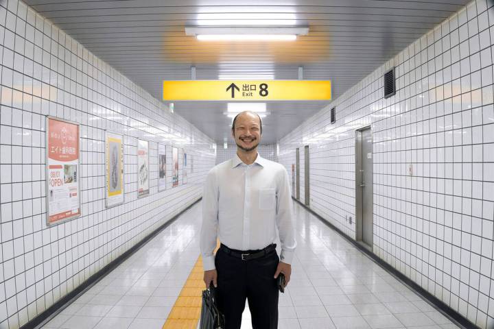 This image released by Neon shows Yamato Kôchi in a scene from "Exit 8." (Neon ...