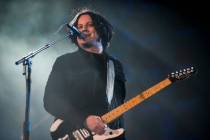 Jack White performs during "Live from Detroit: The Concert at Michigan Central" on Th ...
