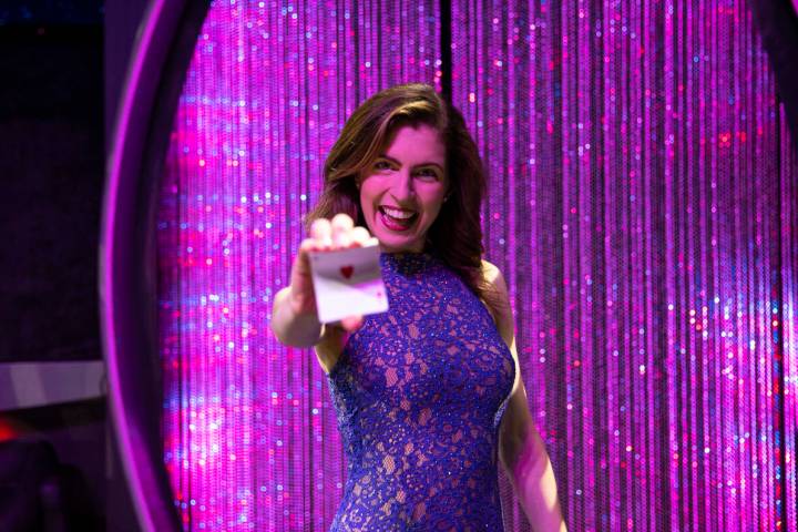 Magician Jen Kramer, who headlines in "The Magic of Jen Kramer" at the Westgate, pose ...