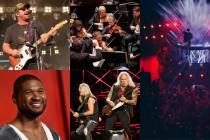 Clockwise from top left: Lee Brice (AP), The Las Vegas Philharmonic (LV Phil), Illenium (Rich F ...