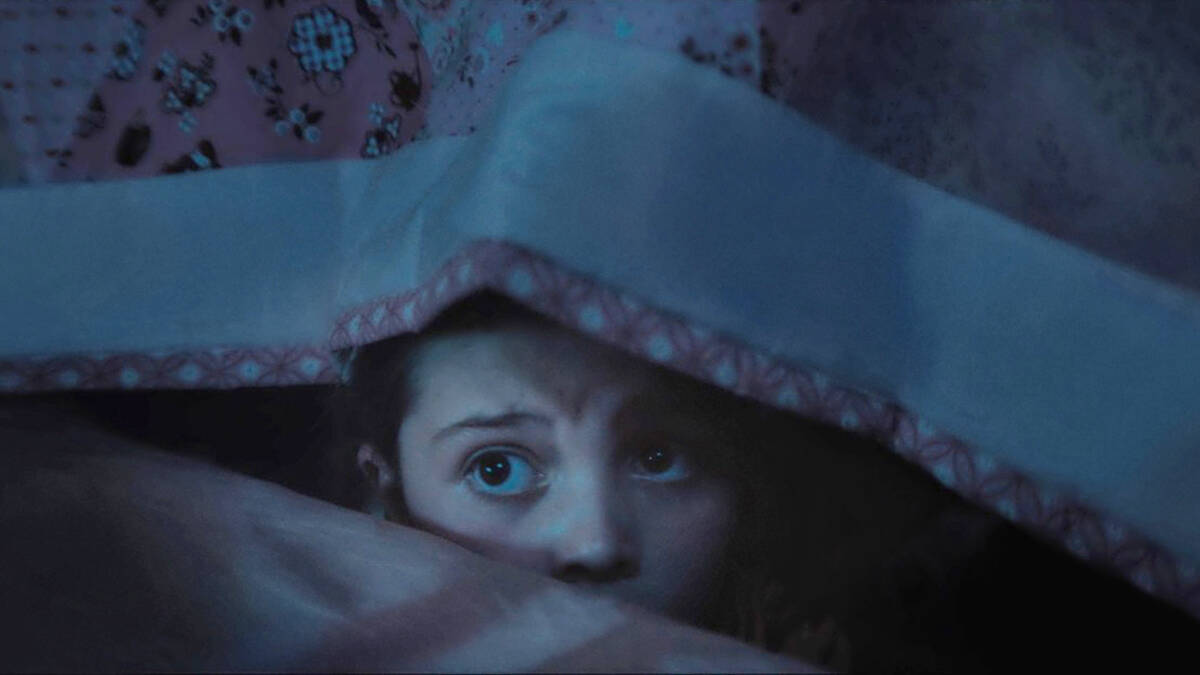This image released by Roadside Attractions shows Sophie Sloan in a scene from "Dust Bunny ...