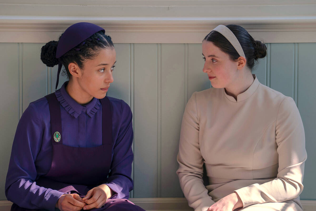 This image released by Disney shows Chase Infiniti, left, and Lucy Halliday in a scene from &qu ...