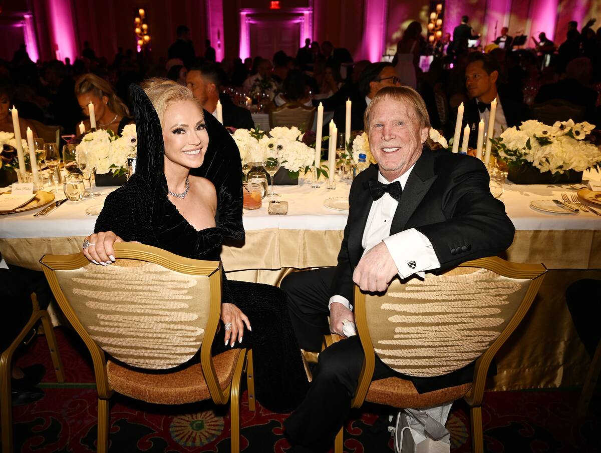 Stella Roy and Mark Davis attend Nevada Ballet Theatre's Black and White Ball honoring Lisa Va ...