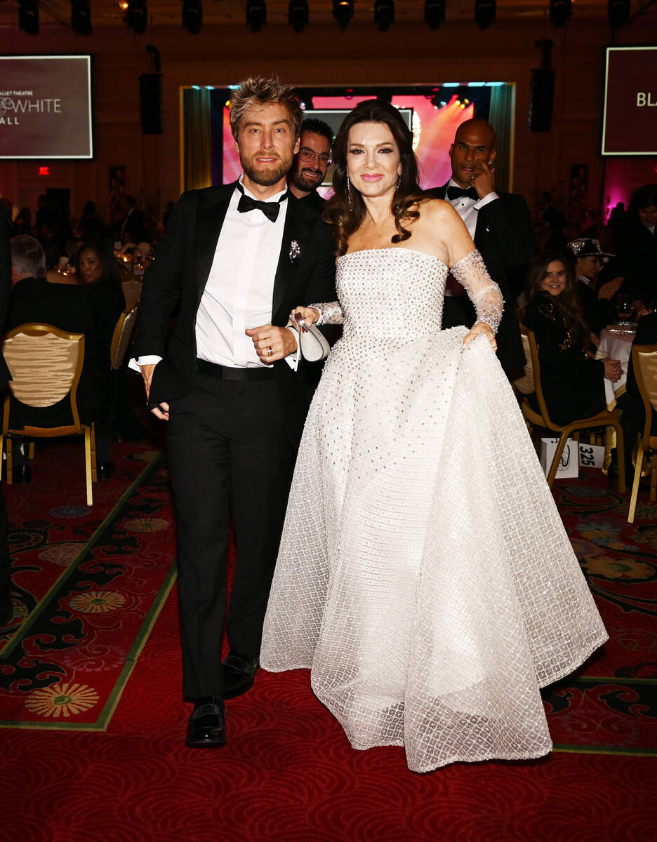 Nevada Ballet Theatre Woman of the Year Lisa Vanderpump is shown with Lance Bass, late of NSYNC ...