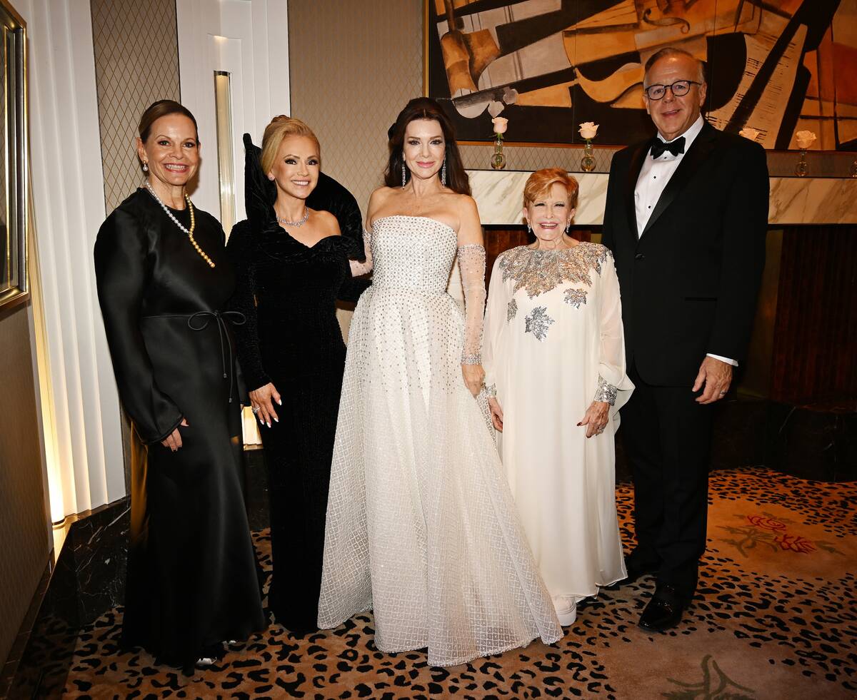 Beth Barbre, Stella Roy, Lisa Vanderpump, Nancy Houssels and Jerry Nadal attend Nevada Ballet ...