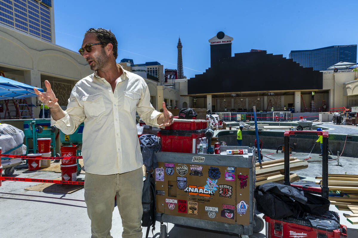 Jason Strauss, co-CEO at Tao Group Hospitality, talks about the progress as construction contin ...